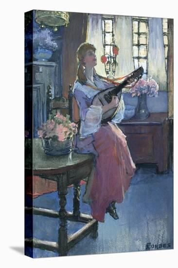 The Mellowinds of March-Elizabeth Adela Stanhope Forbes-Stretched Canvas