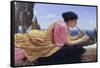 The Melody-John William Godward-Framed Stretched Canvas