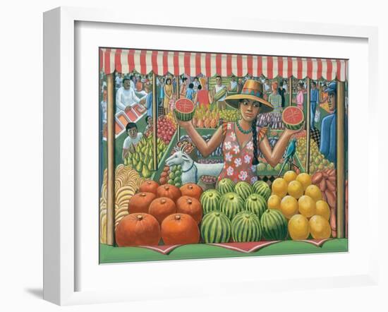 The Melon Seller, 2015-PJ Crook-Framed Giclee Print