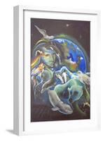 The Melting Earth-Sue Clyne-Framed Giclee Print