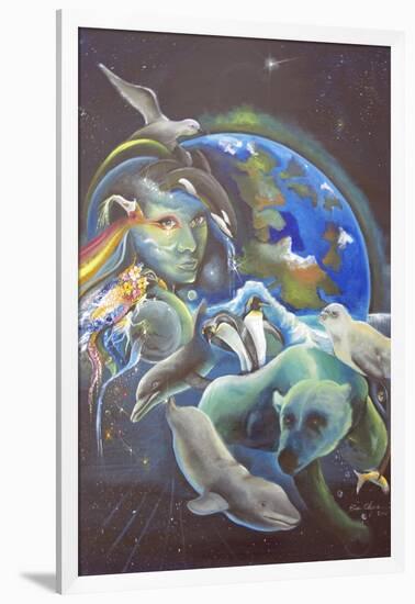 The Melting Earth-Sue Clyne-Framed Giclee Print