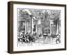 The Members' Lounge, Rac Clubhouse, Pall Mall, London, 1946-Hanslip Fletcher-Framed Giclee Print