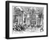 The Members' Lounge, Rac Clubhouse, Pall Mall, London, 1946-Hanslip Fletcher-Framed Giclee Print