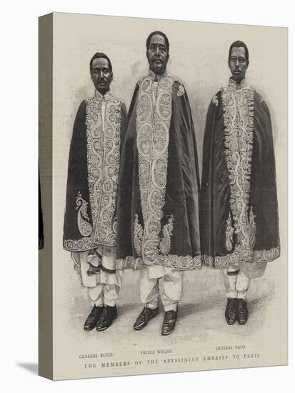The Members of the Abyssinian Embassy to Paris-null-Stretched Canvas