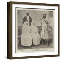 The Members of the Austrian Mission Who Have Just Escaped from Khartoum-null-Framed Giclee Print