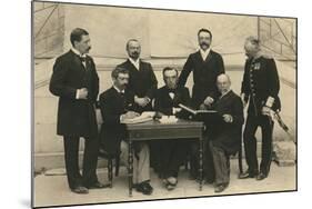 The Members of the First International Olympic Committee. Athens, Greece, 1896-Albert Meyer-Mounted Photographic Print