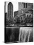 The Memorial Pool at 9/11 Memorial View, 1WTC, Manhattan, New York, USA-Philippe Hugonnard-Stretched Canvas