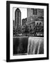 The Memorial Pool at 9/11 Memorial View, 1WTC, Manhattan, New York, USA-Philippe Hugonnard-Framed Photographic Print