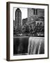 The Memorial Pool at 9/11 Memorial View, 1WTC, Manhattan, New York, USA-Philippe Hugonnard-Framed Photographic Print