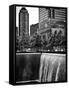 The Memorial Pool at 9/11 Memorial View, 1WTC, Manhattan, New York, USA-Philippe Hugonnard-Framed Stretched Canvas