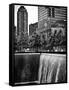 The Memorial Pool at 9/11 Memorial View, 1WTC, Manhattan, New York, USA-Philippe Hugonnard-Framed Stretched Canvas