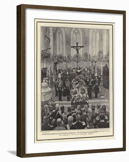 The Memorial Service in Cronberg Church-Henry Marriott Paget-Framed Giclee Print