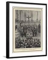 The Memorial Service in Cronberg Church-Henry Marriott Paget-Framed Giclee Print