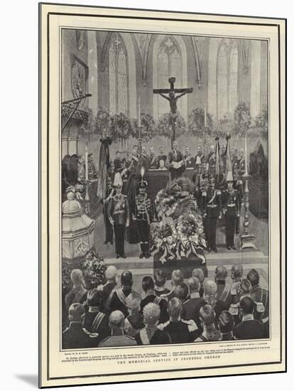 The Memorial Service in Cronberg Church-Henry Marriott Paget-Mounted Giclee Print