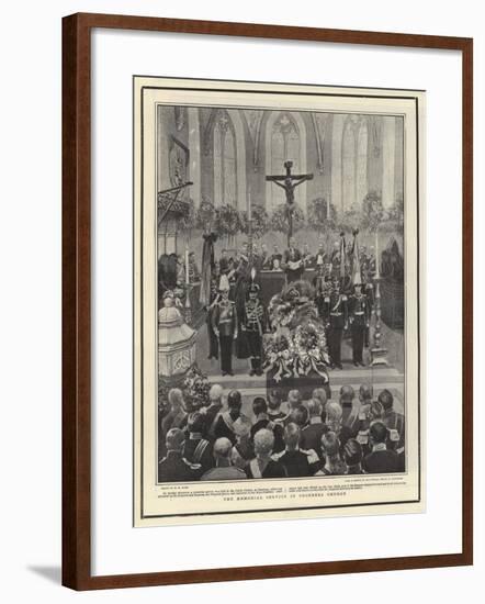 The Memorial Service in Cronberg Church-Henry Marriott Paget-Framed Giclee Print