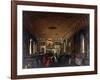 The Memorial Service of Antonio Canova (1757-1822) in the Hall of the Assumption-Giuseppe Borsato-Framed Giclee Print