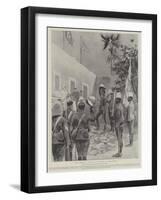 The Memorial Service to Gordon at Khartoum-Richard Caton Woodville II-Framed Giclee Print