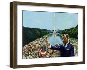 The Memorial Speech, 2001-Colin Bootman-Framed Giclee Print