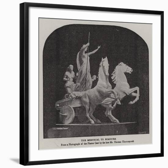 The Memorial to Boadicea-null-Framed Premium Giclee Print