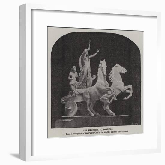 The Memorial to Boadicea-null-Framed Giclee Print