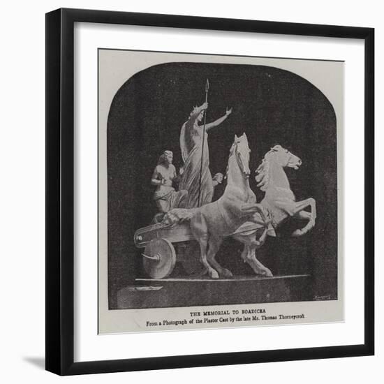 The Memorial to Boadicea-null-Framed Giclee Print