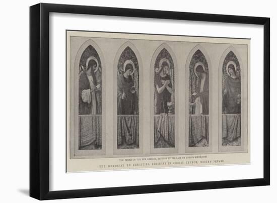 The Memorial to Christina Rossetti in Christ Church, Woburn Square-null-Framed Giclee Print