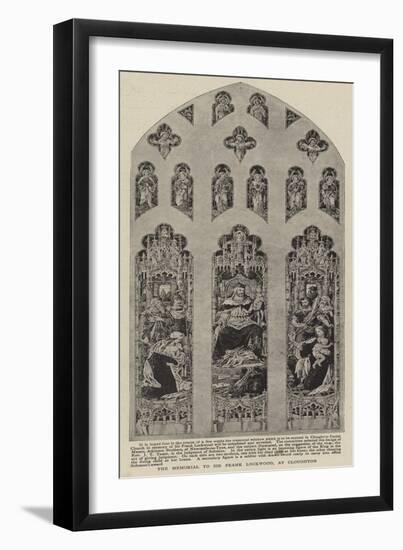 The Memorial to Sir Frank Lockwood, at Cloughton-null-Framed Giclee Print