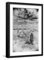 The Men-An-Tol or Holed Stone, Cornwall, England-Simon Marsden-Framed Premium Giclee Print