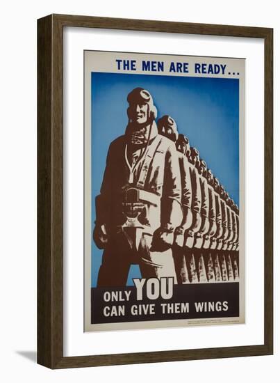 The Men are Ready Poster-null-Framed Giclee Print