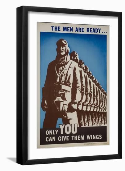 The Men are Ready Poster-null-Framed Giclee Print