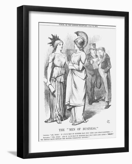 The Men of Business, 1872-Joseph Swain-Framed Giclee Print