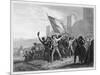 The Men of Marseille March North to Join the Revolution-null-Mounted Art Print