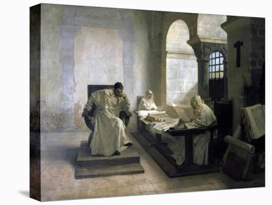 The Men of the Inquisition, 1889-Jean-Paul Laurens-Stretched Canvas
