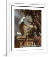 The Menagerie, c.1690-Melchior d'Hondecoeter-Framed Premium Giclee Print