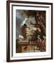 The Menagerie, c.1690-Melchior d'Hondecoeter-Framed Premium Giclee Print