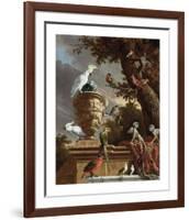 The Menagerie, c.1690-Melchior d'Hondecoeter-Framed Premium Giclee Print