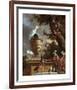 The Menagerie, c.1690-Melchior d'Hondecoeter-Framed Premium Giclee Print