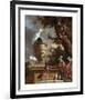 The Menagerie, c.1690-Melchior d'Hondecoeter-Framed Premium Giclee Print