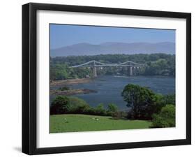 The Menai Bridge, Gwynedd, Wales, United Kingdom-Roy Rainford-Framed Photographic Print