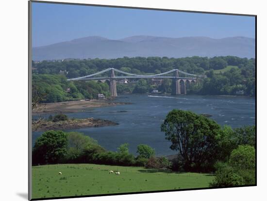 The Menai Bridge, Gwynedd, Wales, United Kingdom-Roy Rainford-Mounted Photographic Print