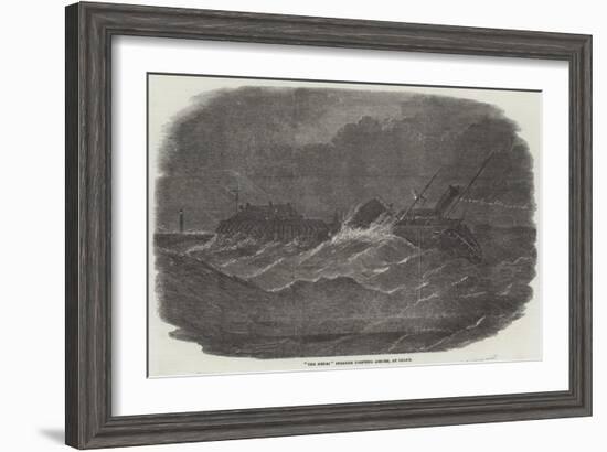 The Menai Steamer Drifting Ashore, at Calais-null-Framed Giclee Print