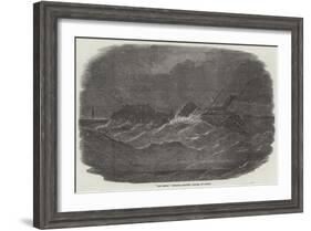 The Menai Steamer Drifting Ashore, at Calais-null-Framed Giclee Print