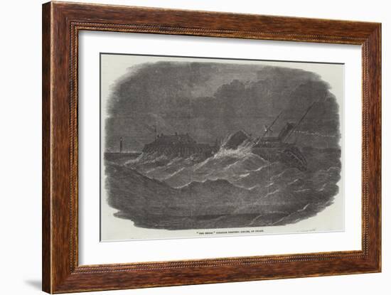 The Menai Steamer Drifting Ashore, at Calais-null-Framed Giclee Print