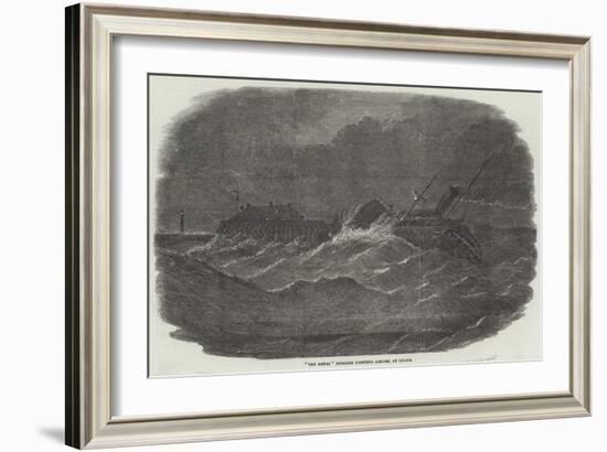 The Menai Steamer Drifting Ashore, at Calais-null-Framed Giclee Print