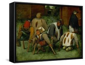The Mendicants-Pieter Bruegel the Elder-Framed Stretched Canvas