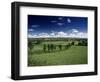 The Mendip Hills from Wedmore, Somerset, England, United Kingdom-Chris Nicholson-Framed Photographic Print