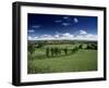 The Mendip Hills from Wedmore, Somerset, England, United Kingdom-Chris Nicholson-Framed Photographic Print