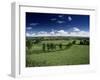The Mendip Hills from Wedmore, Somerset, England, United Kingdom-Chris Nicholson-Framed Photographic Print