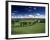 The Mendip Hills from Wedmore, Somerset, England, United Kingdom-Chris Nicholson-Framed Photographic Print