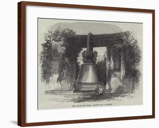 The Mengoon Bell, Mandalay, Burmah-null-Framed Giclee Print